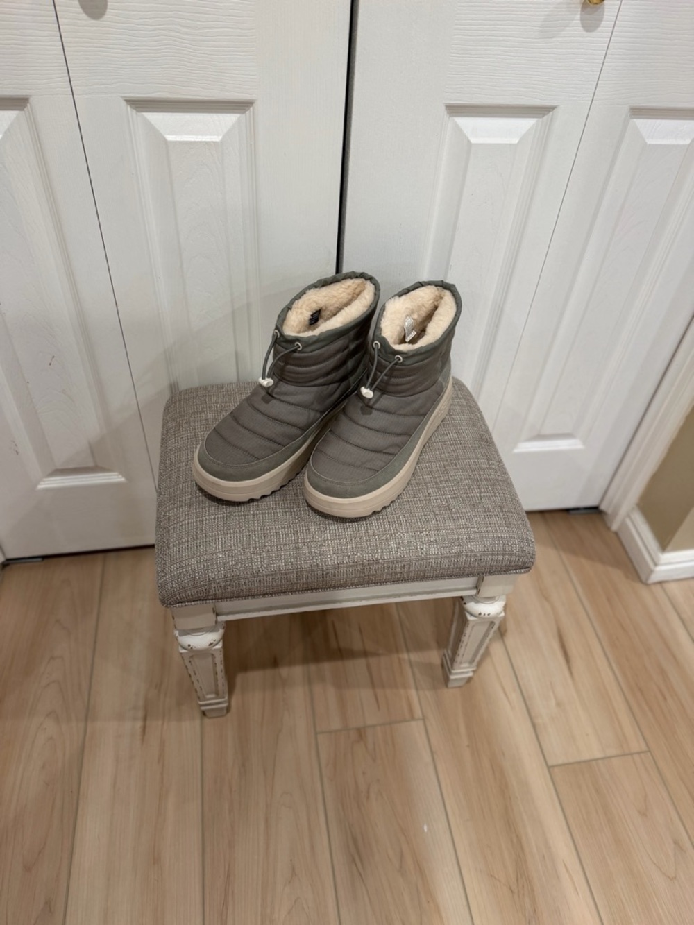 UGG Cream Shearling-Lined Cozy Boot